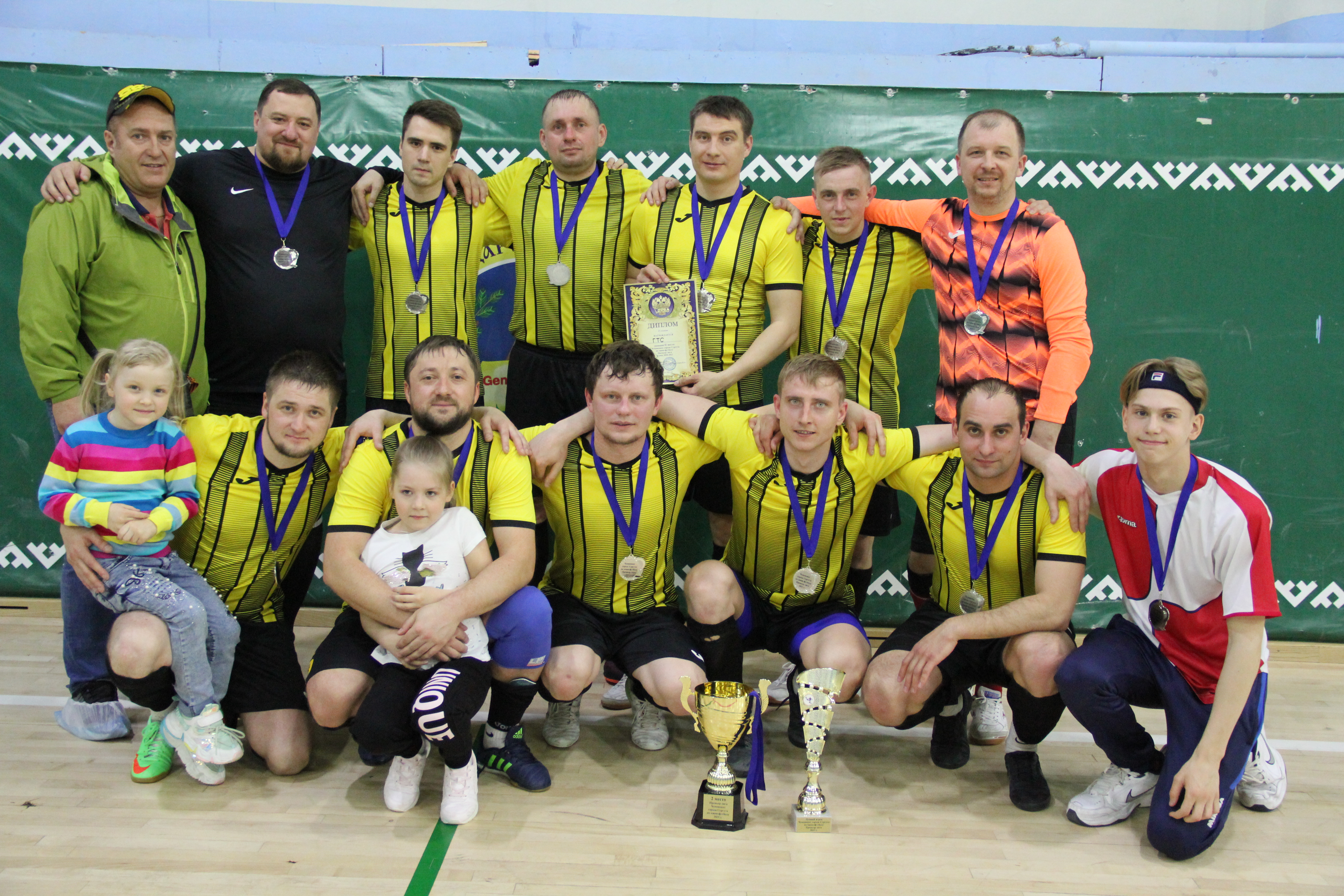 Сборная команда СГМУП «ГТС» завоевала серебряные медали в Чемпионате города Сургута по мини-футболу