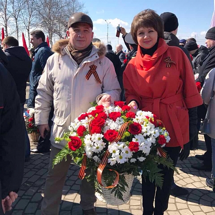 Коллектив «Городских тепловых сетей» принял участие в праздничных мероприятиях, посвященных 72-годовщине Победы в Великой Отечественной войне